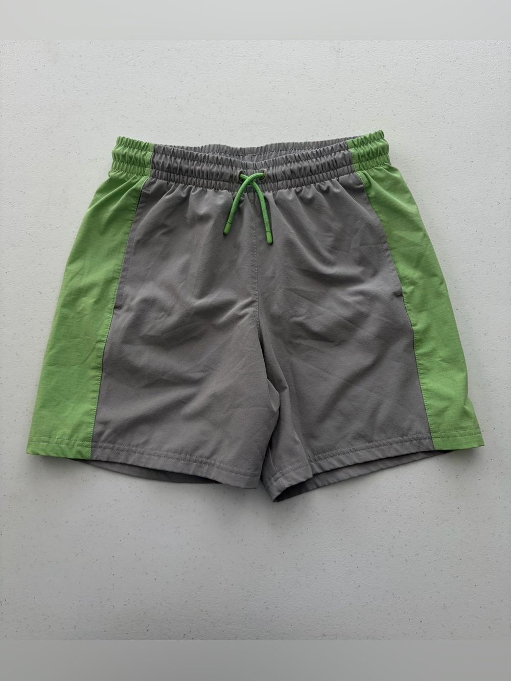 Target Kids' Lime Green and Light Gray Rain Jacket